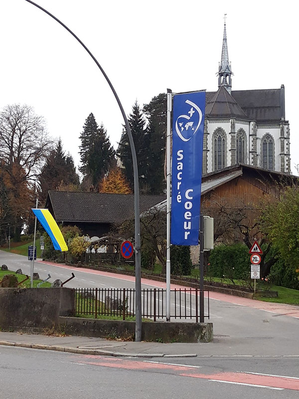 Einweihung eines Beherbergungshauses für Menschen aus der Ukraine am Bildungsstandort Sacré Coeur Riedenburg