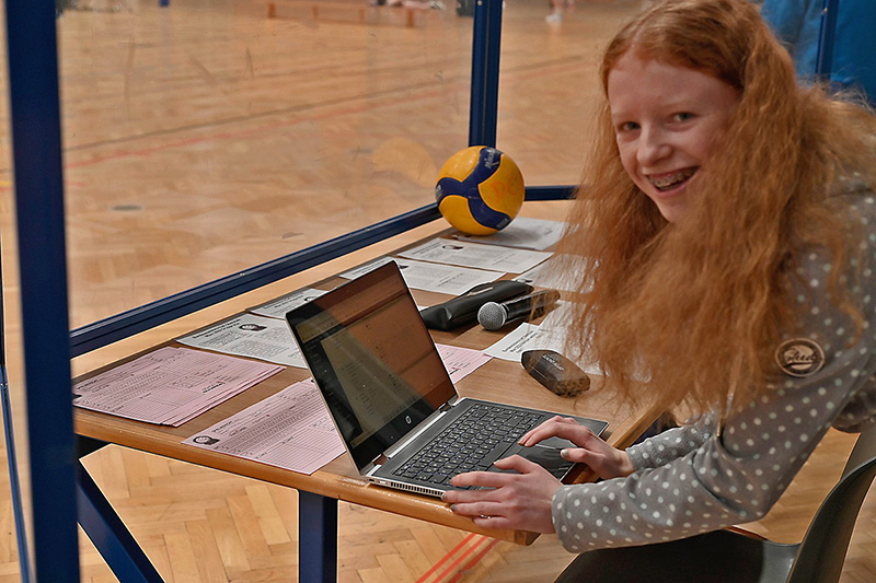 Volleyball School Olympics 2022 in der Albertus Magnus Schule Wien