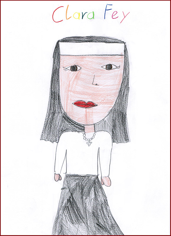 Kinderzeichnung - Kindergarten Clara Fey Campus Maria Regina